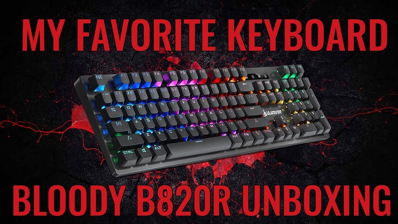 Buy Best Price A4Tech Bloody B820R Gaming RGB Mechanical keyboard in Lahore Pakistan Alaqsa Computers