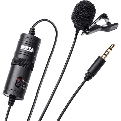 Buy Best Price BOYA BY-M1 Omnidirectional Lavalier Microphone for all Devices in Lahore Pakistan Alaqsa Computers