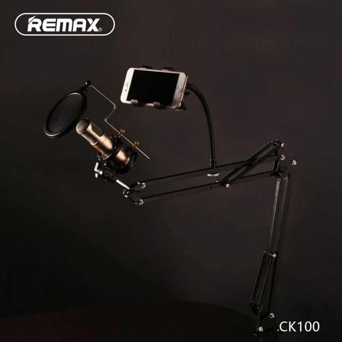 Remax CK100 Mobile Recording Studio Microphone Holder KIT- Black