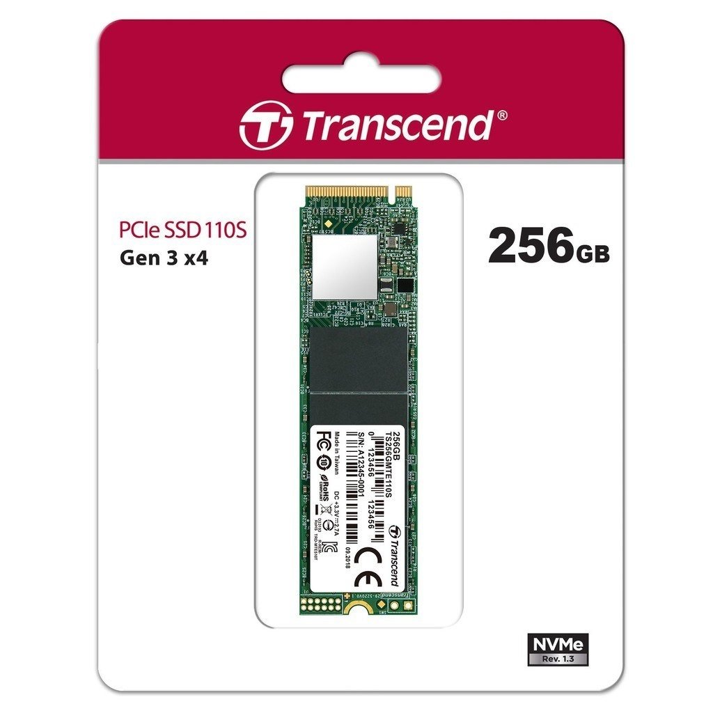 Transcend MTE110s 256GB NVME SSD